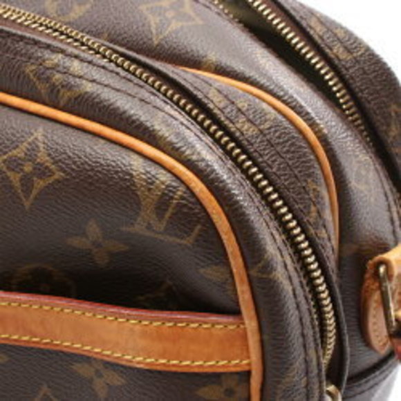 Louis Vuitton Reporter PM Monogram Shoulder Bag Leather Brown - Picture 8 of 8